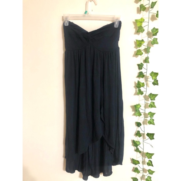 Free People Side Swept Tunic Dark Navy - Picture 3 of 9